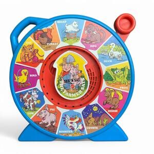 Vintage 1989 Mattel See 'N Say The Farmer Says - Tested & Working